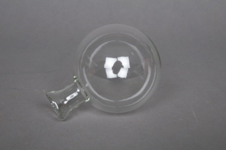 Boîte de 13 vases soliflores en verre transparent à suspendre D8cm