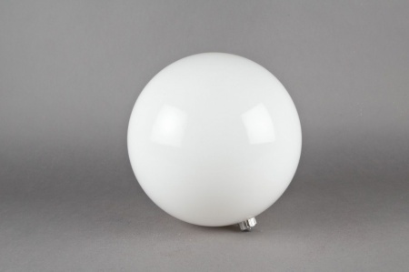 Boule en plastique blanc D20cm