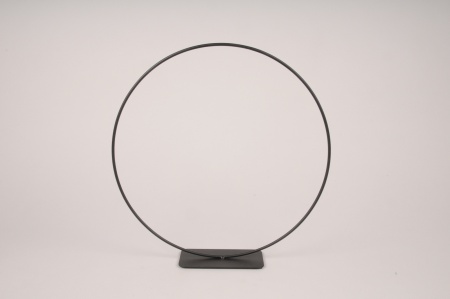 Cercle en métal noir D30cm