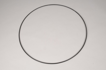 Cercle en métal noir D50cm