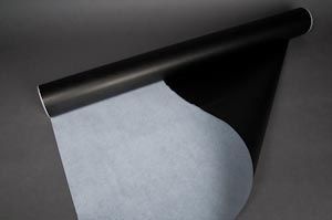 Rouleau de papier kraft noir/ blanc 0,80x50m
