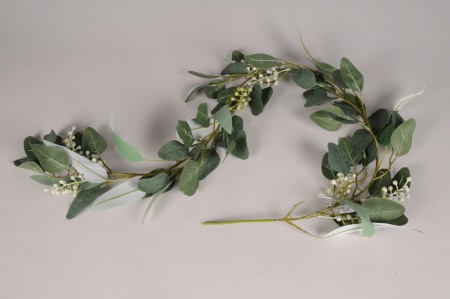 Guirlande d'eucalyptus artificiel vert L120cm
