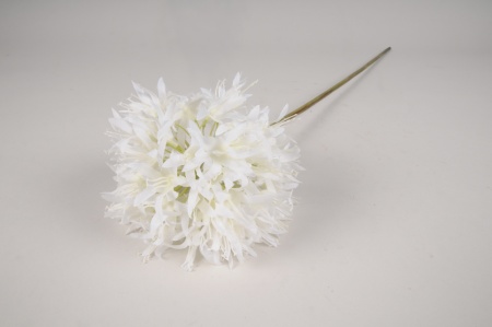 Allium artificiel blanc H68cm