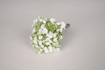 Bouquet de gypsophile artificiel blanc H25cm