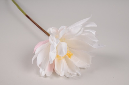 Lotus artificiel blanc H80cm