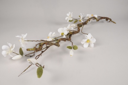 Magnolia artificiel blanc H100cm