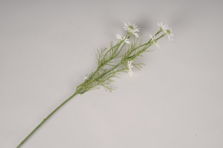 Marguerite artificielle blanche H46cm