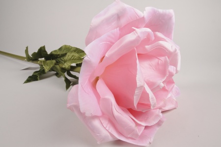 Rose artificielle rose H110cm