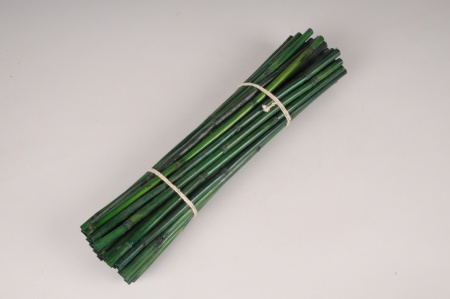 Botte de 38 tiges de bambou vertes H40cm