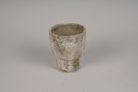 Vase en béton vieilli D12cm H14cm
