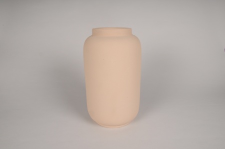 Vase en céramique nude D14cm H23cm