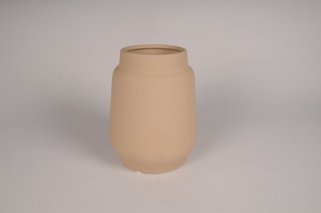 Vase en céramique nude D17cm H23.5cm