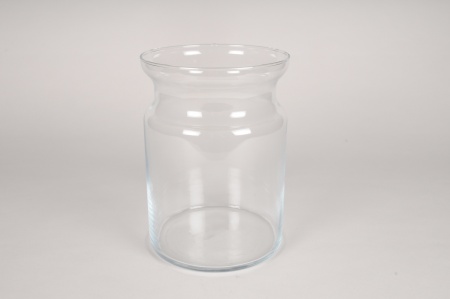 Vase bocal en verre D18cm H25cm