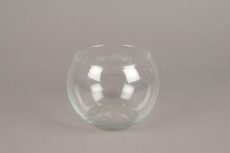 Vase en verre boule D16cm H12cm