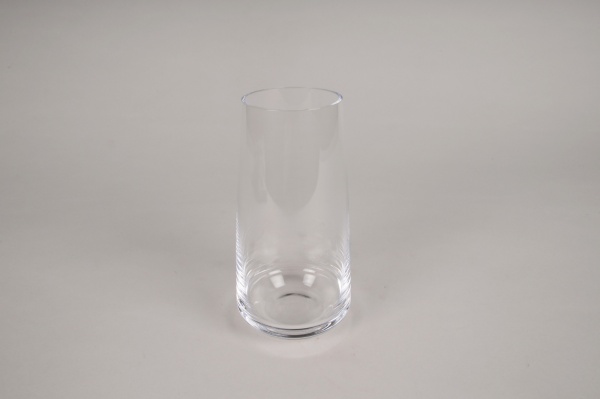 Vase en verre D7.5cm H16cm