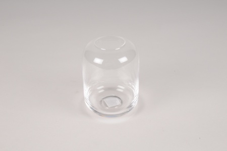 Vase en verre D8cm H11cm