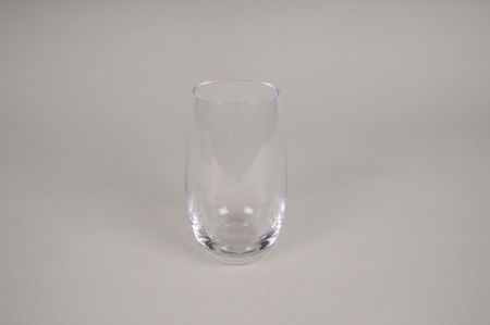 Vase en verre D8cm H15.5cm