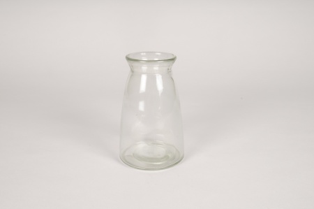Vase en verre D9.5cm H15cm