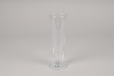 Vase en verre flûte D6cm H20cm