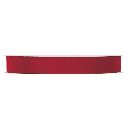 Ruban de velours rouge 25mm x 30m