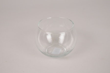 Vase en verre boule D10cm H8cm