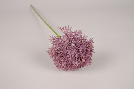 Allium artificiel violet H63cm