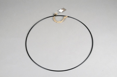 Cercle métal noir D38cm
