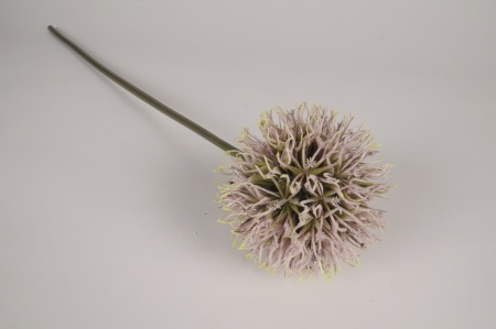 Allium artificiel gris mauve H70cm