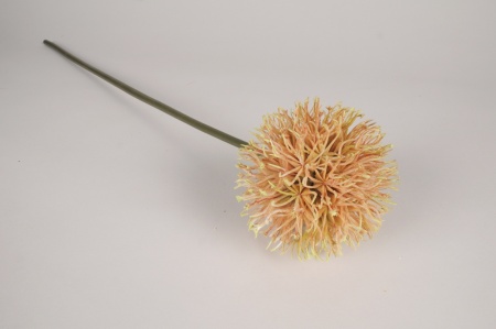 Allium artificiel orange H70cm