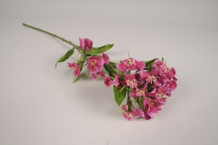 Dianthus artificiel magenta H60cm