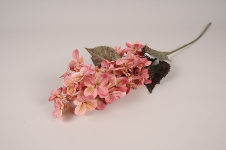 Hydrangea artificiel vieux rose H71cm