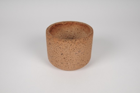 Cache-pot en terre cuite terracotta D13cm H10cm