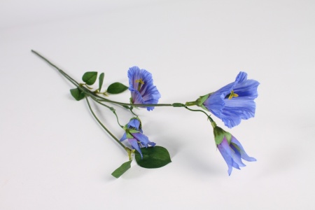 Campanule artificielle bleue H66cm