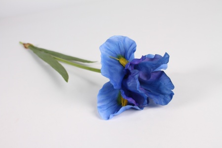 Iris artificiel bleu H54cm