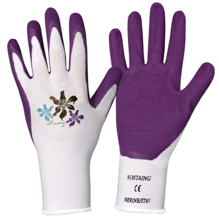 Paire de gants Fleurs et balcon taille 6