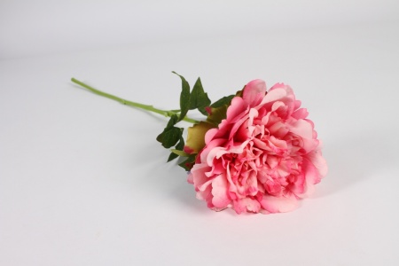 Pivoine artificielle rose H58cm