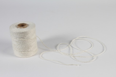 Rouleau fil de jute blanc D3mm