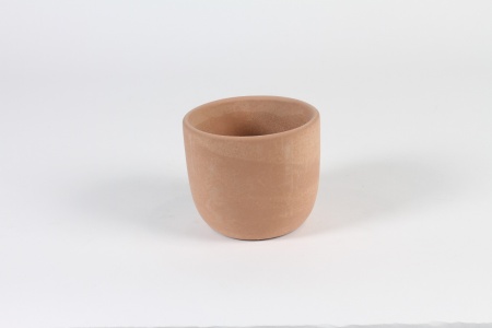 Cache-pot en béton terracotta D11cm H9cm