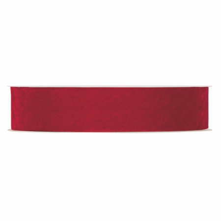 Ruban de velours rouge 40mm x 30m