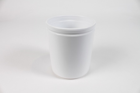 Cache-pot en céramique blanc D13cm H15cm