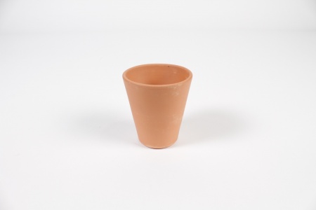 Cache-pot en terre cuite D8cm H9cm