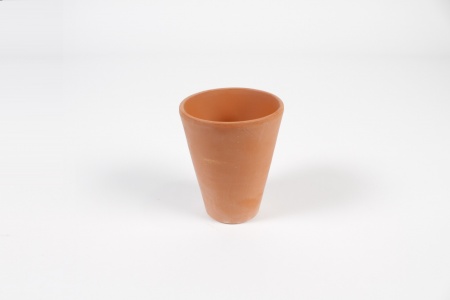 Cache-pot en terre cuite D9cm H11cm