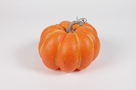 Citrouille artificielle orange D18cm