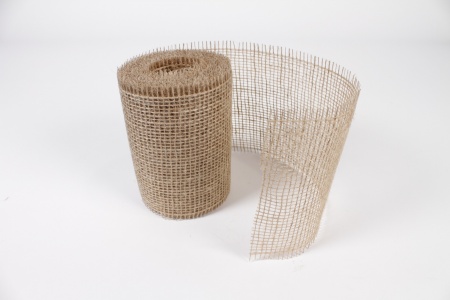 Rouleau de toile de jute naturel 15cm x 10m